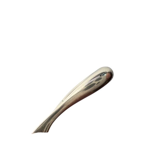 Tiffany and Co Small Elsa Peretti Teardrop Pendant Necklace 18" - Sterling - Picture 6 of 12